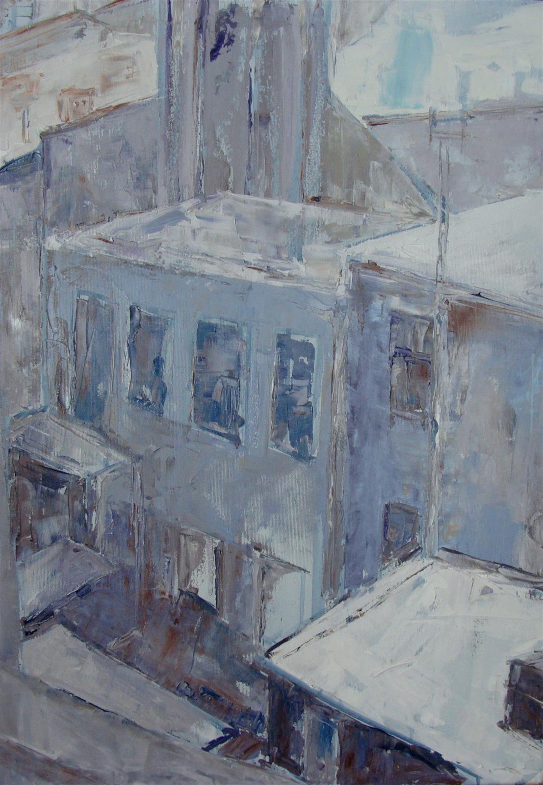 2016 Miasto zimą I 50x70