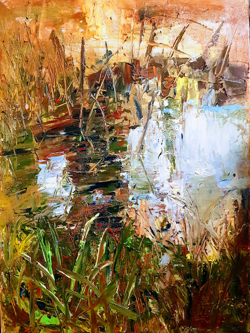 2022 Pod kamiennym mostem Rydzyna 50x70