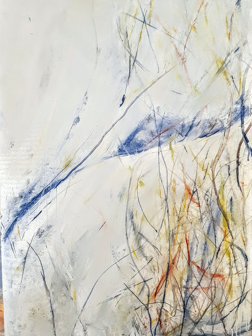 2023 Na piasku 50x70 cykl Formy naturalne