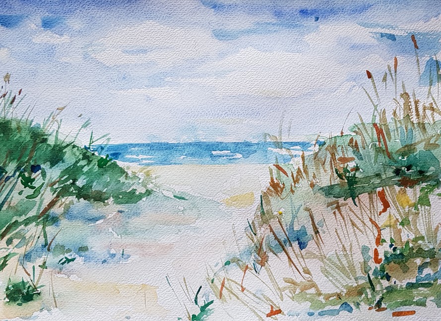 2024 Wejście akwarela 29.5x21